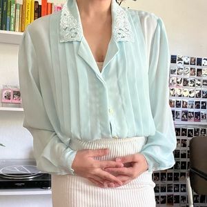 vintage silvercord button down